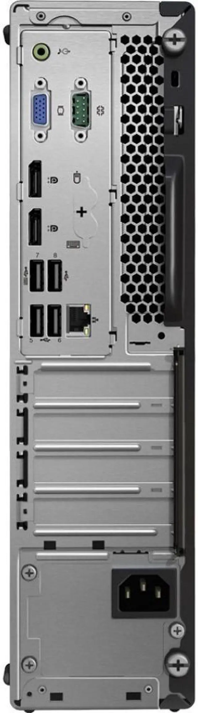 Alt view image 3 of 5 - Lenovo ThinkCentre M720S SFF Desktop Computer i5-9400 8GB 256GB SSD DVD W10P