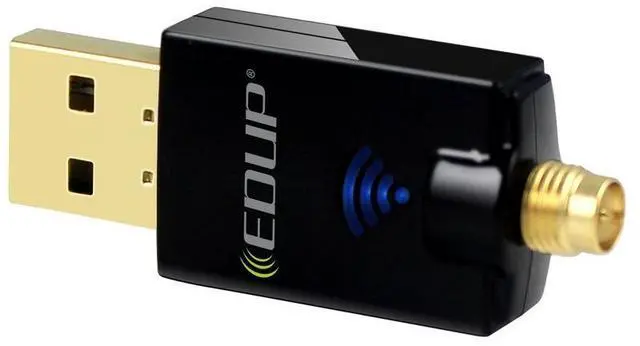 Alt view image 3 of 14 - USB Wifi Adapter for PC, EDUP AC600M USB Wi-fi Dongle 802.11ac Wireless Network Adapter with Dual Band 2.4GHz/5Ghz High Gain Antenna for Desktop Laptop support Windows XP/Vista/7/8.1/10 Mac 10.7-10.15
