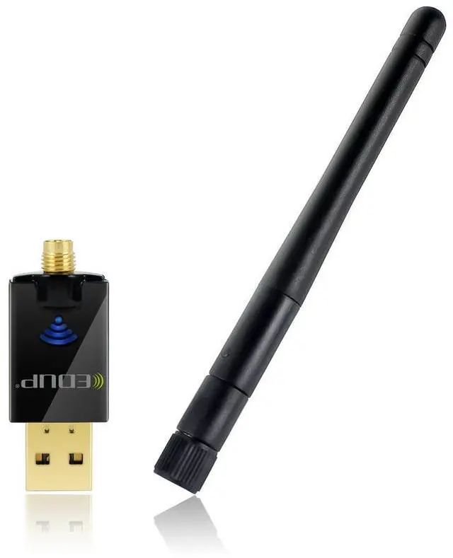 Alt view image 4 of 14 - USB Wifi Adapter for PC, EDUP AC600M USB Wi-fi Dongle 802.11ac Wireless Network Adapter with Dual Band 2.4GHz/5Ghz High Gain Antenna for Desktop Laptop support Windows XP/Vista/7/8.1/10 Mac 10.7-10.15
