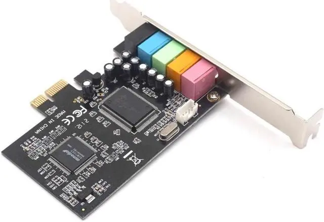 Alt view image 4 of 6 - Gillbro's  PCIE PCI-Express Sound Card 5.1CH 5.1 Channel CMI8738 Chipset Audio Interface PCI-E 5.1 Stereo Digital Card Desktop Soundcard