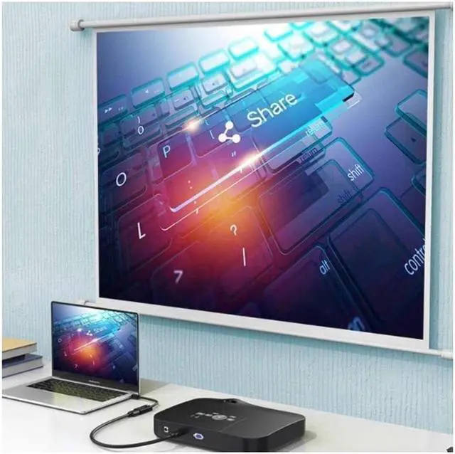 Alt view image 2 of 5 - Gillbro's Mini Display Port to HDMI 4K@30HZ, Gold Plated Mini Displayport(Thunderbolt Port) to HDMI Converter Adapter 4Kx2K for Mac Book,Mac Book air, iMac, and More with MDP