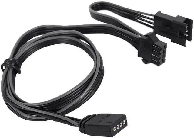 Main image of 12 V 4 Pin RGB Connector Cable 60cm PC Case Fan LED Strip Extension Cord for Giga/Microstar/Asus RGB motherboard