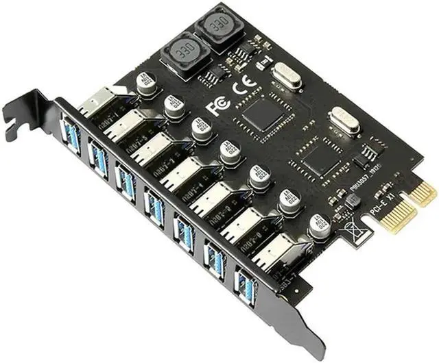 Main image of Aomoproing FOR Pcie Expansion Card 7 Port USB 3.0 PCI-E Desktop Computer Expansion Card External Power Supply Power Supply