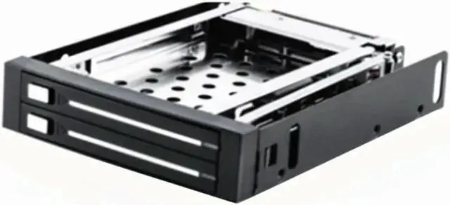 Alt view image 2 of 2 - Aomoproing FOR 2.5 Inch Floppy Disk Drive Tray 2-Bay Disk Drive SATA For HDD/SSD Hard Disk Enclosure Extraction Box