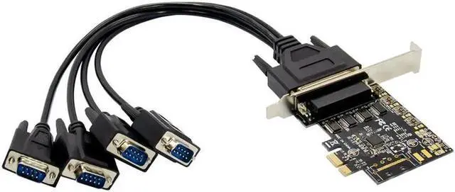 Main image of Aomoproing FOR PCIE AX99100 4S DB9 RS232 Serial Port Card Controller Card PCI Express asix 99100 Chip 4 ports rs-232 to pci-e com Adapter cable