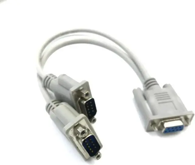 Main image of Aomoproing FOR Data Cable Male to Female for Cash Register POS Display Serial Cable Splitter Directly Connected COM 2 in 1 DB9 9Pin 1 to2 Rs232