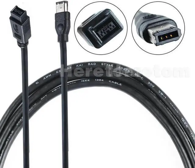 Main image of Aomoproing FOR 800 to 400 IEEE-1394 cables 9 pin to 6 pin IEEE 1394 data sync Cable 9pin to 6pin for macs