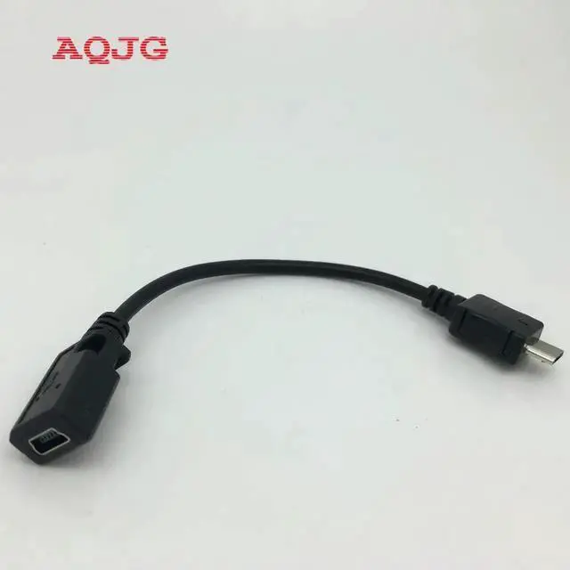 Main image of Aomoproing FOR 30cm Micro USB Male to Mini USB Female Cable Black Mini Micro USB2.0 Extention Cable USB Converter Adapter