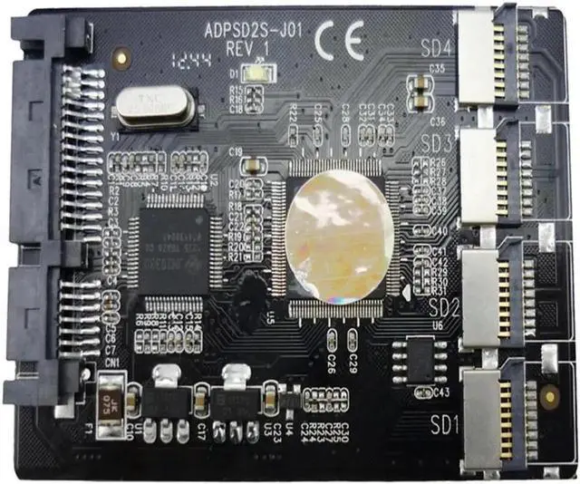 Main image of Aomoproing FOR 4 Micro SD TF Card to 22pin SATA adapter card 2.5 hdd enclosure with 0 Multi TF cards to SATA converter