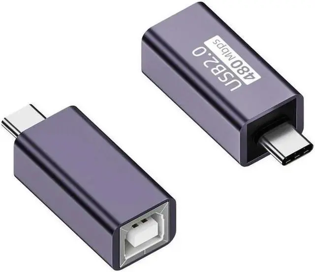 Main image of Aomoproing FOR Mini Micro USB 5pin Type-c USB 2.0 male to USB 2.0 B Type Female Printer Scanner Adapter connector M/F for electronic piano