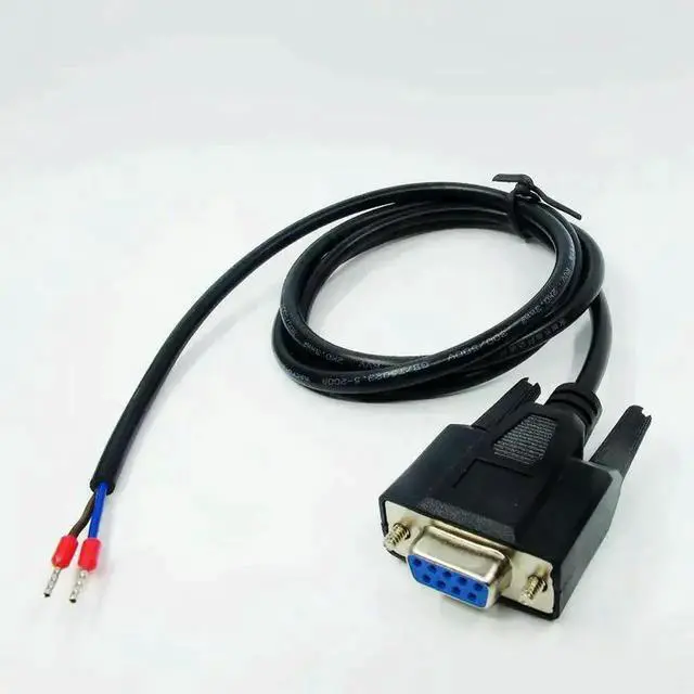 Main image of Aomoproing FOR product DB9 female serial cable RS485 two- data cable after pressing the wiring, the defined length of the tubular termi