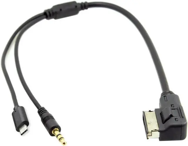 Main image of Aomoproing FOR Media In AMI MDI to 3.5mm Audio Stereo USB-C Aux Cable for Adapter for Car VW AUDI 2014 A4 A6 Q5 Q7