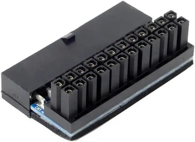 Main image of Aomoproing FOR ATX 24Pin Female to 24pin Male 90 Degree Mainboard Motherboard Power for Adapter for Desktops PC Supply