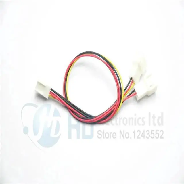 Main image of Aomoproing FOR 10pcs Lot 12V 3 Pin PC Fan Power Y Cable Splitter Extension Cable Wire