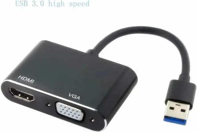 Alt view image 2 of 2 - Aomoproing FOR USB 3.0 to HDMI-compatible VGA Converter Adapter External Graphics Card Converter