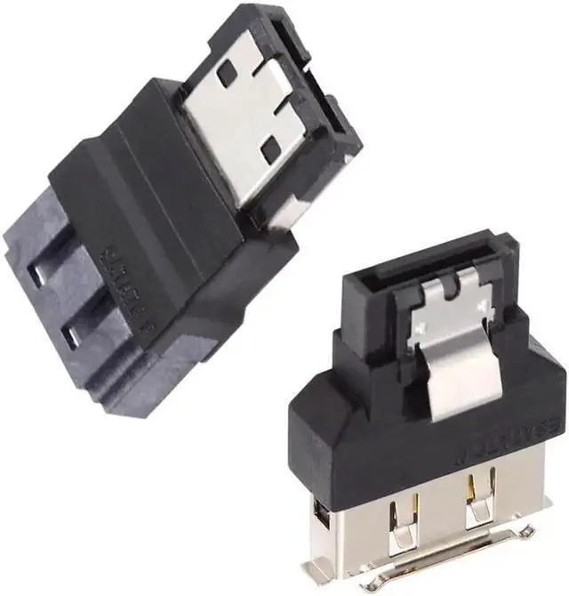 Main image of Aomoproing FOR 2pcs/lot SATA 7Pin Male to ESATA Female External for Adapter Extender for SSD Disk ESATA to SATA