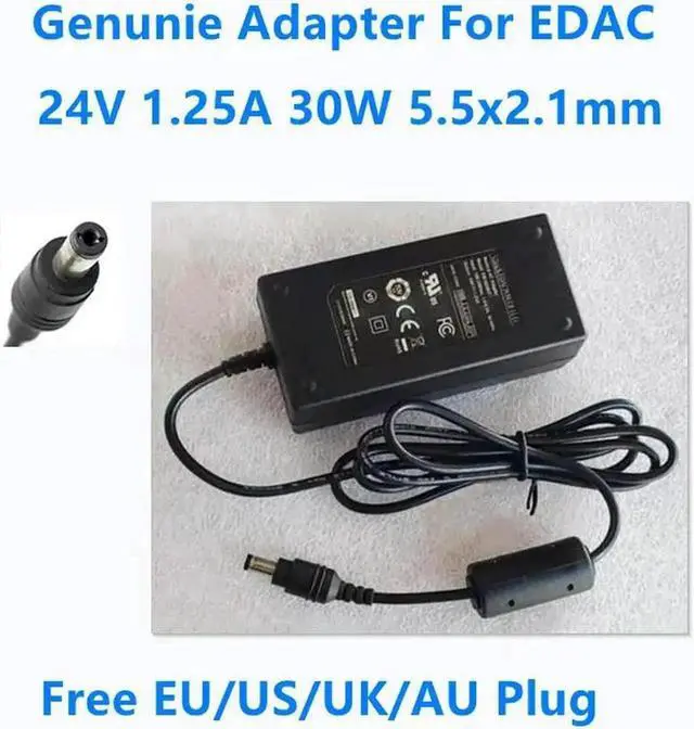Main image of Aomoproing Genunie 24V 1.25A 30W 5.5x2.1mm EDAC EM1024K2 Medical AC Adapter For Power Supply Charger