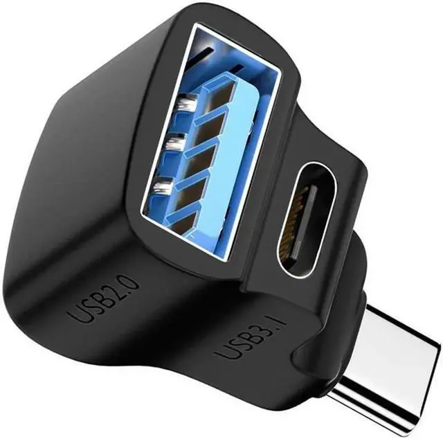 Main image of Aomoproing FOR Compatible with Steam Deck Laptop 10Gbps USB3.0 Type C Male to Dual Type-A OTG Type-C Female Power Data Splitter for Adapter