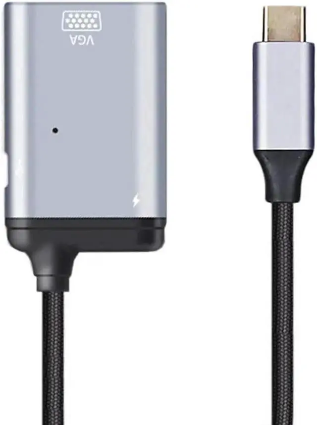 Main image of Aomoproing FOR USB-C Type C to VGA RGB Converter HDTV for Adapter 60hz 1080p with Female PD Power Port