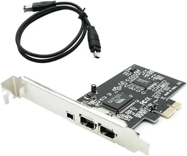 Main image of Aomoproing FOR PCIe with 6Pins PCI-E FIREWIRE 400 IEEE 1394 CARD VIA CHIPSET WORK WIN7 pci-e to 1394 a b WITH CABLE