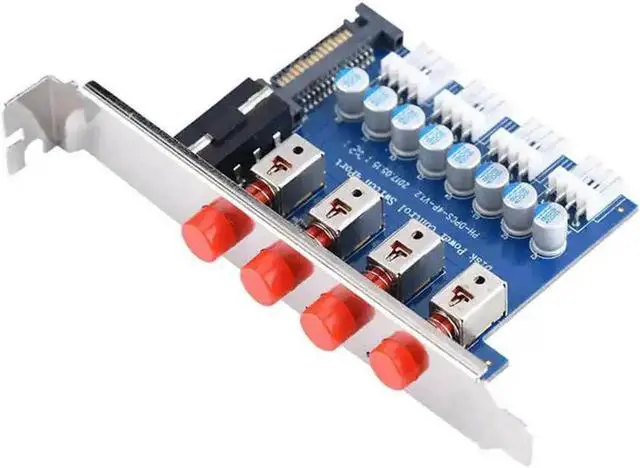 Main image of Aomoproing FOR Desktop Power Control Switch with 4 Ports HDD Selector Hard Drive Switcher 60cm Cable for PC Computer Accessories SATA 4Pin