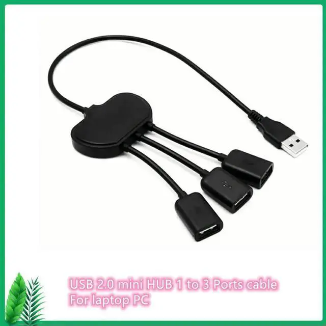 Main image of Aomoproing FOR 10PCS/LOT USB 2.0 HUB 1 to 3 Ports Portable OTG Splitter Extension Converter Cable for i Book Air PC