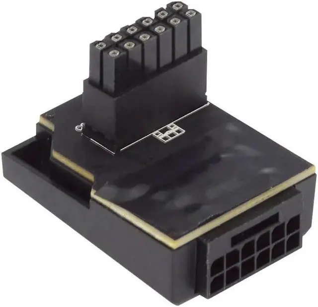 Main image of Aomoproing FOR Male to Female for Adapter Extension Down UP Angled 90 Degree for 3080 3090TI PSU 16Pin 12+4P Graphics Card