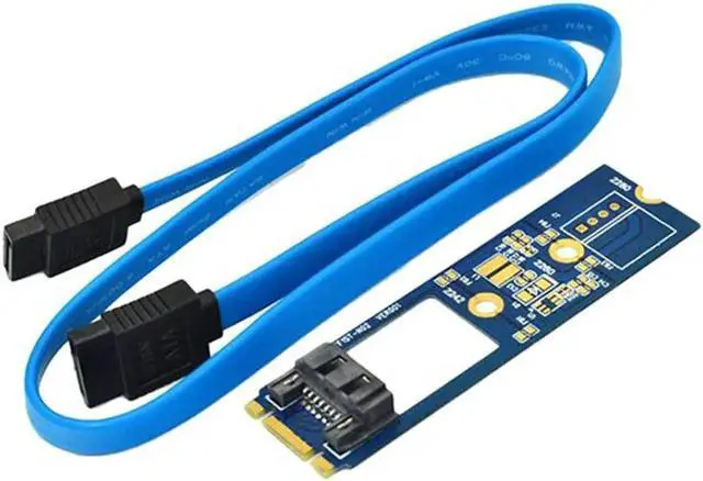 Main image of Aomoproing M2 SATA Adapter Convert Card B-M KEY M.2 NGFF SATA SSD to 7Pin Adapter Board Card Support 2242 2260 2280 Main Board