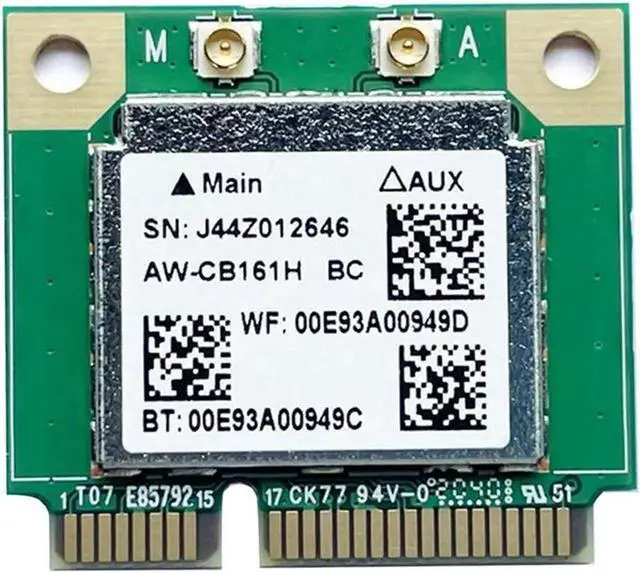Main image of Aomoproing Dual Band Realtek RTL8821 AW-CB161H Wlan Card Bluetooth 4.0 Combo Wireless Half Mini PCI-E Adapter 433Mbps 802.11Ac