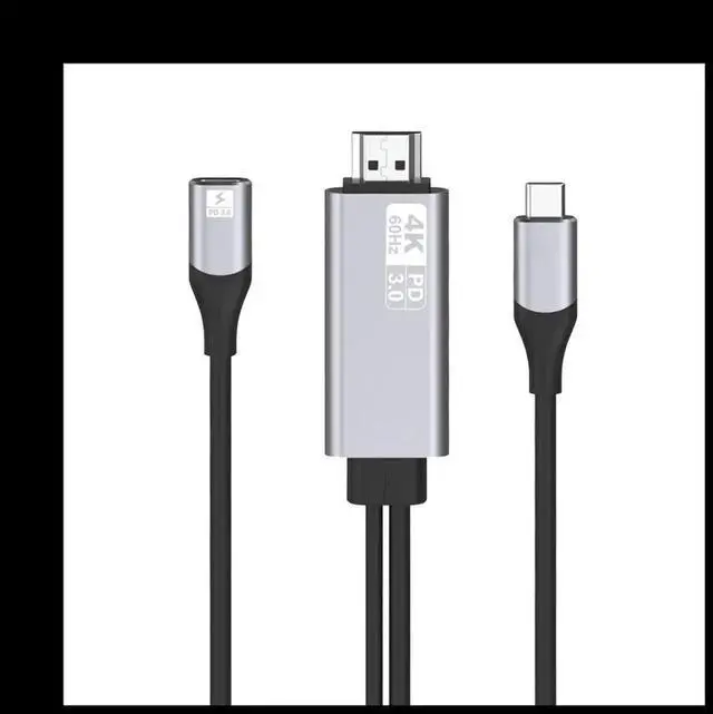 Main image of Aomoproing 4K@60Hz Type C to HDMI-Compatible Cable Screen Mirroring Device for Laptop Converter Adapter Screen Sharing Accessories