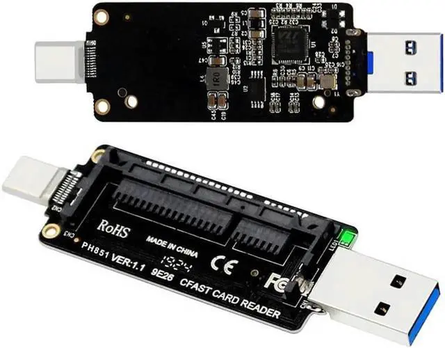 Main image of Aomoproing FOR CFast Card Reader for Desktop Laptop USB-C USB3.0 Card for Adapter PCBA Type-C to CFast 2.0