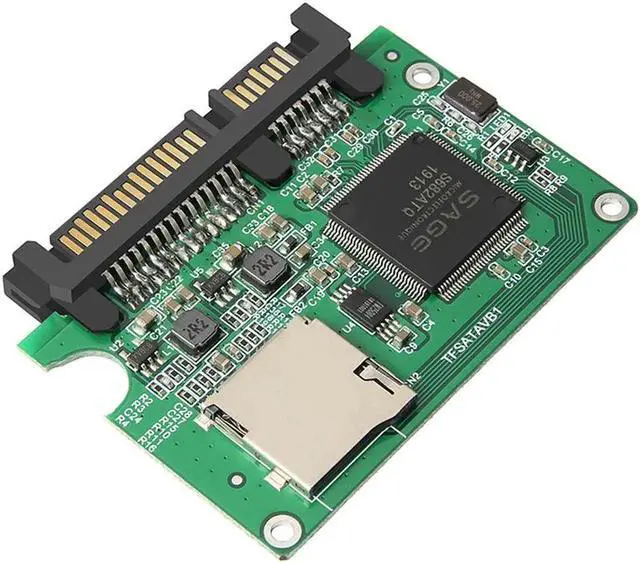 Main image of Aomoproing Micro SD TF Card To 22pin SATA Adapter Card 2.5" Hdd Enclosure TF Cards To 7+15 SATA Converter Expansion Mini Card