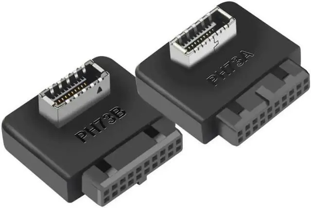 Main image of Aomoproing FOR USB 3.1 Type-E Key-A Female to USB 3.0 20Pin Male Front Panel Socket Extension for Adapter for Motherboard 2Pcs/ 1 Set