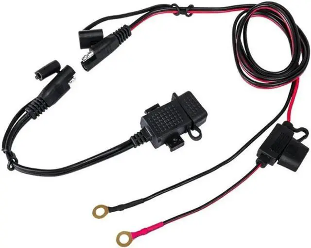 Main image of Aomoproing DIY SAE to USB Cable Adapter Waterproof USB Charger Quick 2.1A Port with Inline Fuse for Motorcycle Cellphone Tablet GPS