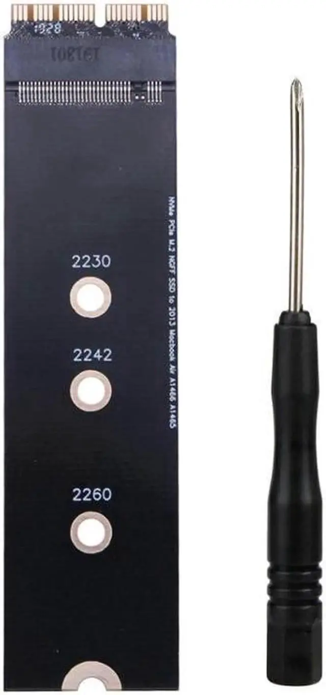 Main image of Aomoproing NVMe PCIe M.2 to 2013 2014 2015 Air Pro SSD Adapter Supports 2280 12+16pin to nvme enclosure