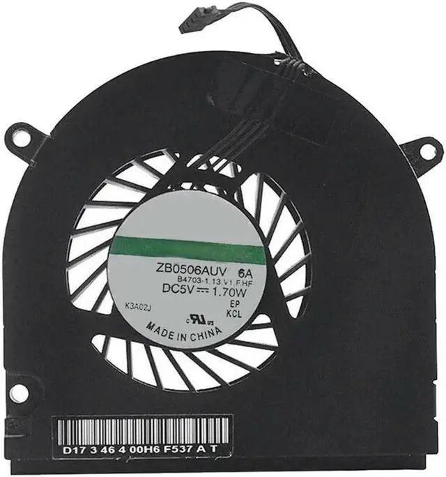 Alt view image 2 of 2 - Aomoproing FOR CPU Cooling Fan For Pro 13 Inch MB466 MB470 MB990 MB991 A1278 A1342 CPU Cooling Fan
