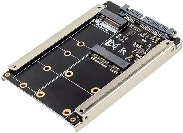 Main image of Aomoproing mSATA & M.2 B-Key NGFF2 in 1 Sized Multiple SSD to SATA 3 III Adapter Converter bkey Msata to sata3.0 card case