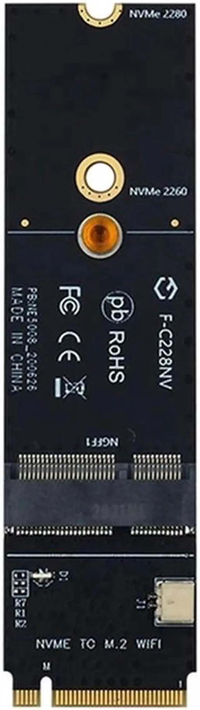 Main image of Aomoproing Wireless M.2 A+E Key Slot To M.2 M Key Bluetooth Adapter For AX200 9260 Bcm94352z Card Nvme PCI Express SSD Port