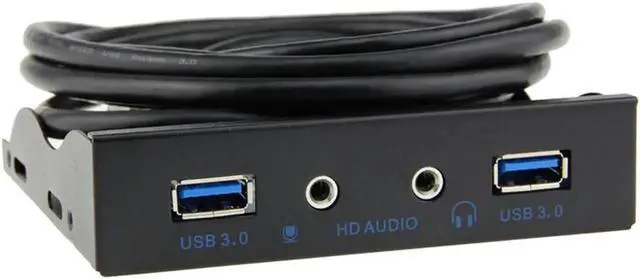 Main image of Aomoproing 3.5" Floppy Bay Internal 20Pin to 2 Port USB 3.0 HUB and HD Audio 3.5-in PC Floppy Front Panel Kimisohand