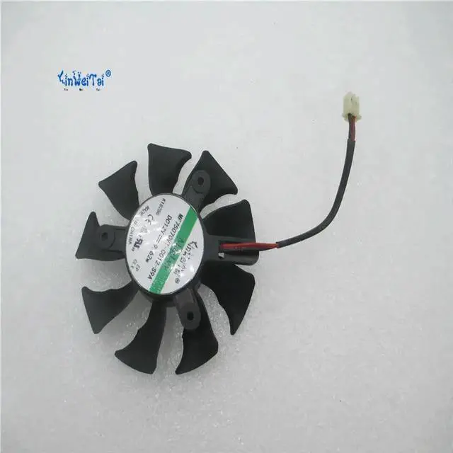 Main image of Aomoproing FOR Card FOR 240 430 440 630 9800GT 9600GT Graphics card fan ND-8015M12B DC12V 75MM pitch:42X42X42MM
