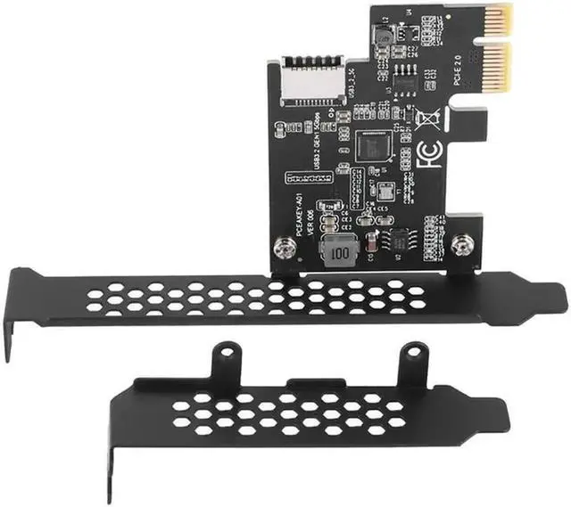 Alt view image 2 of 2 - Aomoproing FOR PCI Express 2.0 X1 USB 3.2 Gen1 TYPE-E Add On Card Pcie Front Type-C Adapter Riser USB3.1 Gen1 A-KEY 5Gb Expansion Card