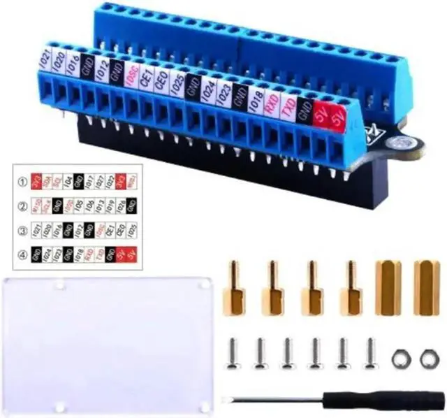 Alt view image 2 of 2 - Aomoproing FOR Mini Terminal Breakout Board Expansion Board Terminal Breakout Board For Pi 4B/3B+/3B/2B/1B+/Zero/Zero W