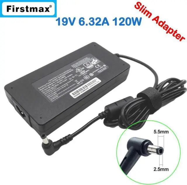 Main image of Aomoproing 19V 6.3A 120W Laptop charger for Toshiba Qosmio F50 F501 F50W F55 F750 F755 PX30T X70-B-102 X70-B-10M PA3290E-3AC3 AC Adapter