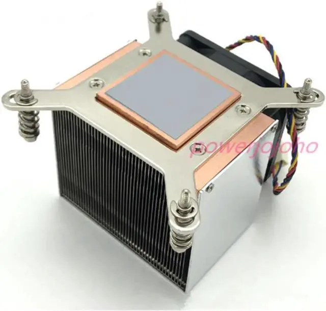 Alt view image 3 of 3 - Aomoproing 2U server active cooler industril computer CPU Fan Cooling Heatsink for LGA2011 Copper plus aluminum side-blown 4pin