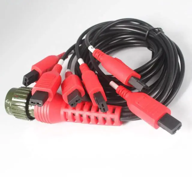 Alt view image 2 of 3 - Aomoproing Car diagnostic tool Pulse Cable for INJ-8B Ultrasonic Fuel Injector Cleaning Machine 6PIN TO 14PIN fuel injector cable