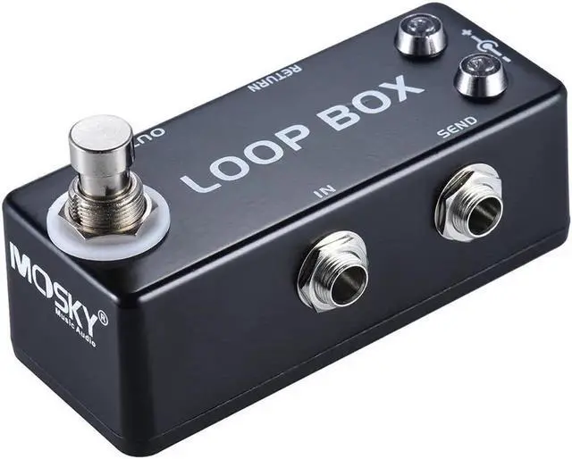 Alt view image 2 of 4 - Aomoproing MOSKY Loop Box Electric Guitar Pedal Effects Pedal Support for Guitar Kit Loop Box Synthesizer Effector Mini True Bypass Looper