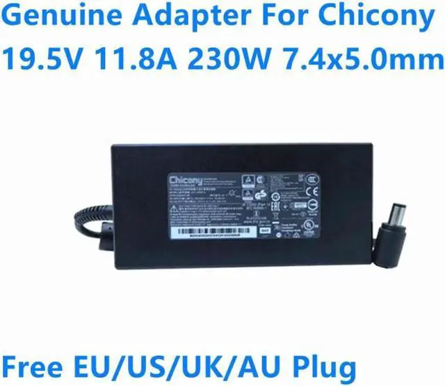 Alt view image 4 of 4 - Aomoproing 19.5V 11.8A 230W 7.4x5.0mm Chicony A17-230P1A Power Supply AC Adapter For MSI GL75 GP75 LEOPARD GL65 P65 Laptop Charger