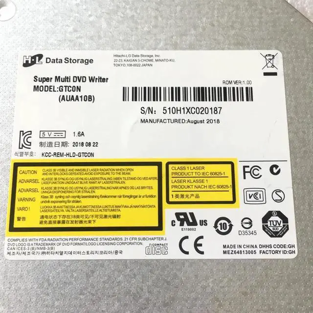 Alt view image 3 of 3 - Aomoproing For HL GTCON SATA Replacement Optical Drive Multifunction Notebook RW Recorder DVD Burner Writer Laptop Internal High Speed