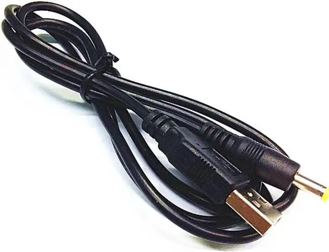 Alt view image 2 of 2 - Aomoproing USB-A to DC 5v 4.0mm/1.7mm power adapter cable lead 100cm charger for Sony-PSP for dvd for tablet pc