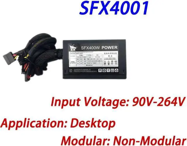 Alt view image 2 of 4 - Aomoproing XINHANG Rate Power 400W Mini Case Micro PC Power Supply 6P MINI PSU 400W Pc Case Gamer Power Supply MAX 500W Power PC 110V 220V